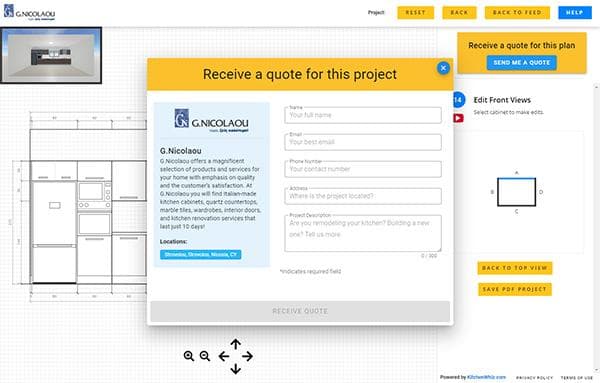 Branded Kitchen Planner